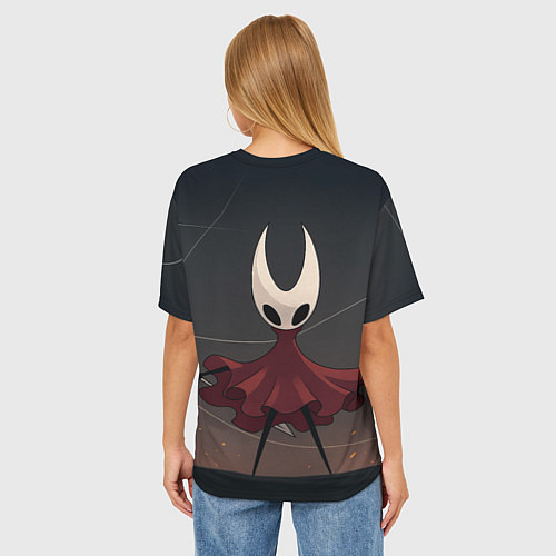 Женская футболка оверсайз Hollow Knight - Silksong / 3D-принт – фото 4