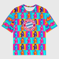 Футболка оверсайз женская Fortnite x Bayern, цвет: 3D-принт