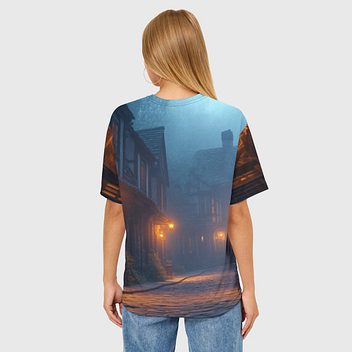 Женская футболка оверсайз Мем игорь / 3D-принт – фото 4