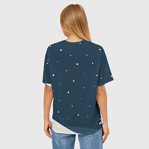 Женская футболка оверсайз Время мечтаний 2026 / 3D-принт – фото 4