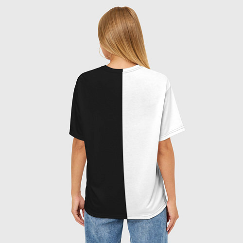 Женская футболка оверсайз Лучше поздно чем никогда / 3D-принт – фото 4