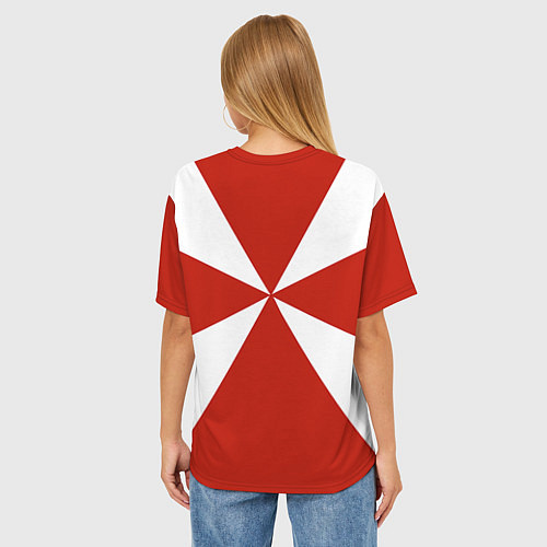 Женская футболка оверсайз Флаг ВВ / 3D-принт – фото 4