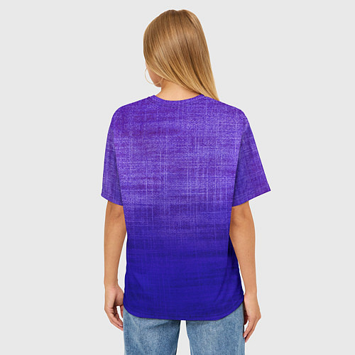 Женская футболка оверсайз Los Angeles Lakers / 3D-принт – фото 4