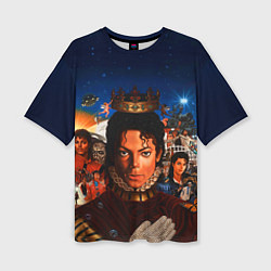 Футболка оверсайз женская Michael Jackson: Pop King, цвет: 3D-принт