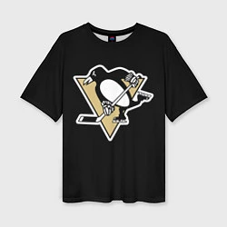 Футболка оверсайз женская Pittsburgh Penguins: Crosby, цвет: 3D-принт