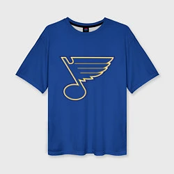 Женская футболка оверсайз St Louis Blues: Tarasenko 91
