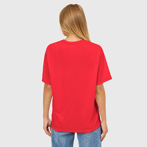 Женская футболка оверсайз Charli XCX / 3D-принт – фото 4