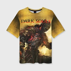 Женская футболка оверсайз Dark Souls: Braveheart
