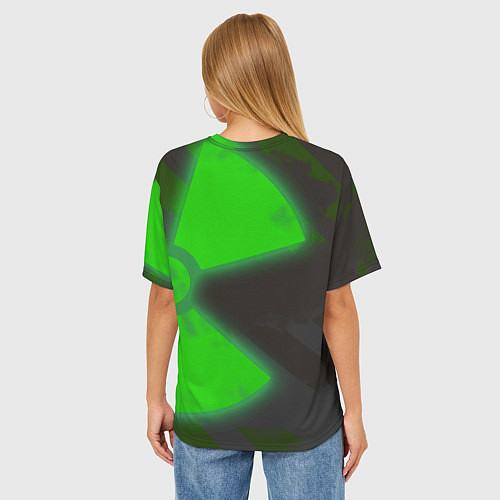 Женская футболка оверсайз Cs:go - Nuclear Threat Ядерная Угроза / 3D-принт – фото 4