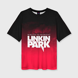 Женская футболка оверсайз Linkin Park: Minutes to midnight