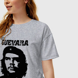 Футболка оверсайз женская Che Guevara, цвет: меланж — фото 2