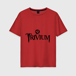 Женская футболка оверсайз Trivium