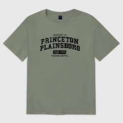 Футболка оверсайз женская Princeton Plainsboro, цвет: авокадо
