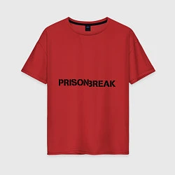 Женская футболка оверсайз Prison Break