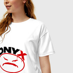 Футболка оверсайз женская Onyx, цвет: белый — фото 2