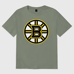 Женская футболка оверсайз Boston Bruins