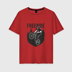 Женская футболка оверсайз Freeride