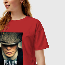 Футболка оверсайз женская Peaky Blinders, цвет: красный — фото 2