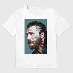 Футболка оверсайз женская Том Харди Ван Гога, цвет: белый