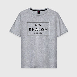 Женская футболка оверсайз SHALOM