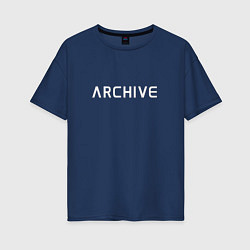Женская футболка оверсайз Archive
