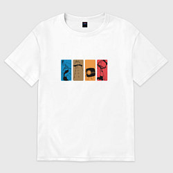 Женская футболка оверсайз FLCL