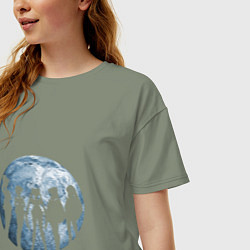 Футболка оверсайз женская Войны в матросках, цвет: авокадо — фото 2