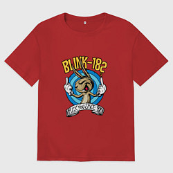 Женская футболка оверсайз Blink-182: Fuck you