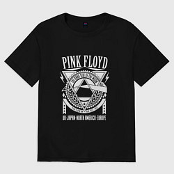 Футболка оверсайз женская Pink Floyd, цвет: черный