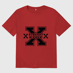 Женская футболка оверсайз SXe: Streght edge