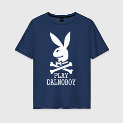 Женская футболка оверсайз Play Dalnoboy