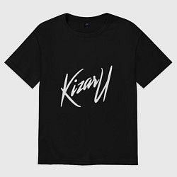 Футболка оверсайз женская Kizaru, цвет: черный