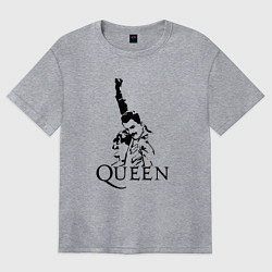 Футболка оверсайз женская Queen: Rock You, цвет: меланж