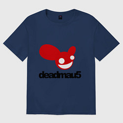 Футболка оверсайз женская DeadMau5, цвет: тёмно-синий
