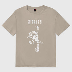 Футболка оверсайз женская STALKER: Shadow of Chernobyl, цвет: миндальный