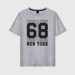 Женская футболка оверсайз New York 68