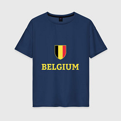 Женская футболка оверсайз Belgium