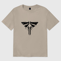 Футболка оверсайз женская Firefly Graffiti, цвет: миндальный