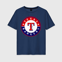 Женская футболка оверсайз Texas Rangers