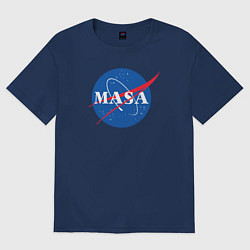 Футболка оверсайз женская NASA: Masa, цвет: тёмно-синий