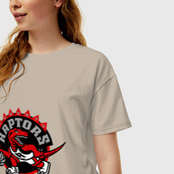 Футболка оверсайз женская Toronto, цвет: миндальный — фото 2