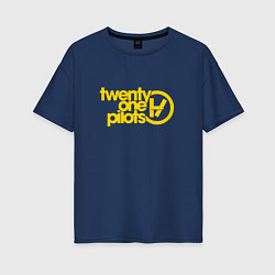 Женская футболка оверсайз Twenty One Pilots