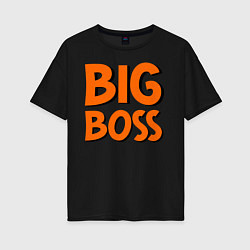 Женская футболка оверсайз Big Boss