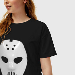 Футболка оверсайз женская Angerfist Mask, цвет: черный — фото 2