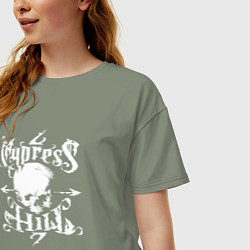 Футболка оверсайз женская Cypress Hill, цвет: авокадо — фото 2