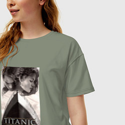 Футболка оверсайз женская Титаник, цвет: авокадо — фото 2