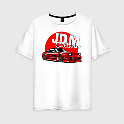 Женская футболка оверсайз JDM Culture