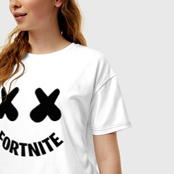 Футболка оверсайз женская FORTNITE x MARSHMELLO, цвет: белый — фото 2