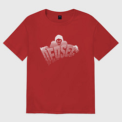 Футболка оверсайз женская DED SEC, цвет: красный