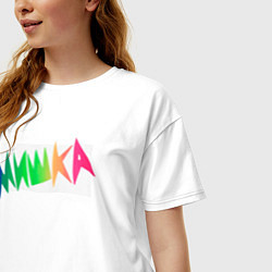 Футболка оверсайз женская Mishka NYC x Tessa Violet, цвет: белый — фото 2